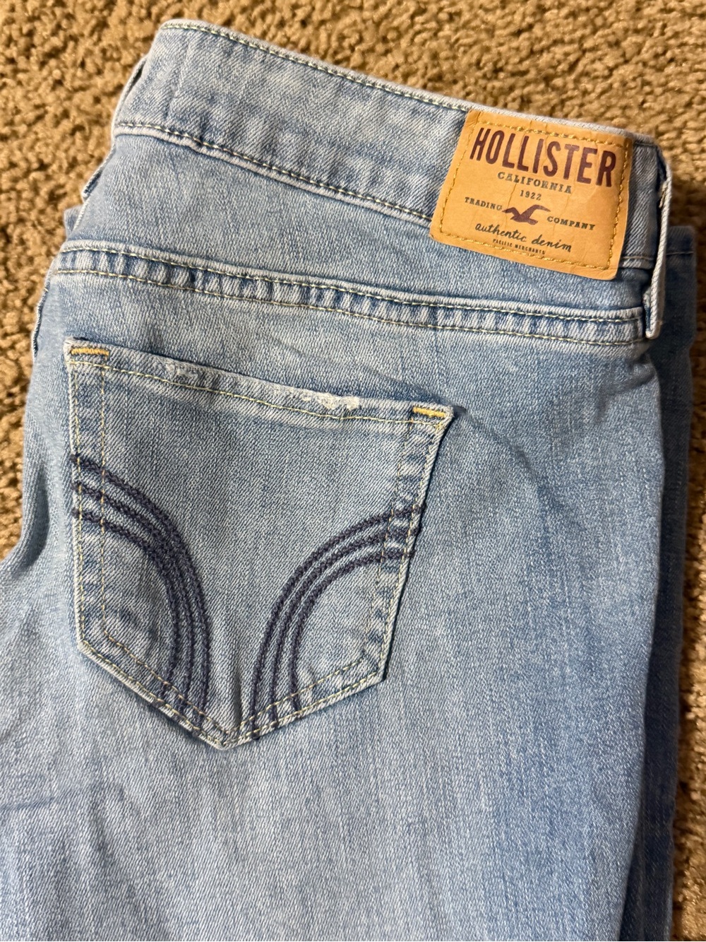 Hollister Light Blue Boot Cut Jeans